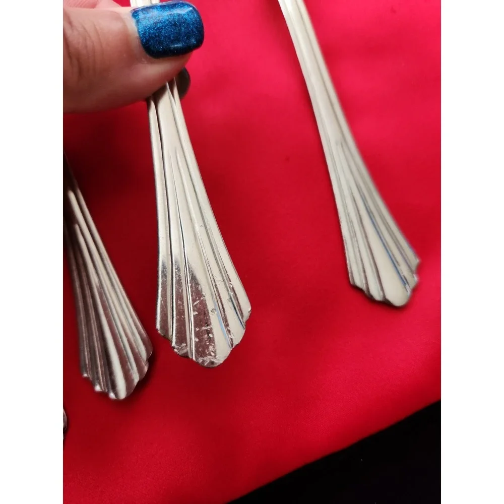 Oneida Stainless Steel Dublin 5 Tablespoons Table Spoon Set Glossy Silver